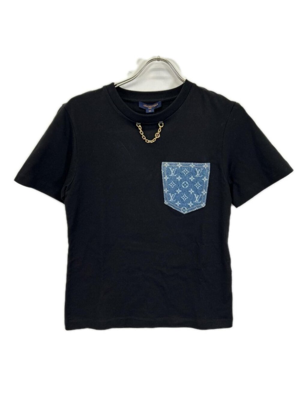 Louis Vuitton Black Monogram Pocket T-Shirt XS